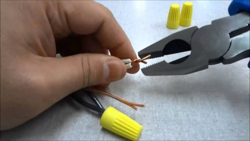 Виды соединения проводов и кабелей